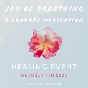 Joy of Breathing & 7 Chakras Meditation Event 07.10.2021
