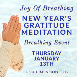 Joy of Breathing New Year Gratitude Meditation Event