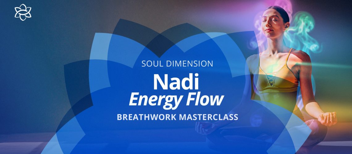 Meditative figure surrounded by subtle energy channels representing the nadis